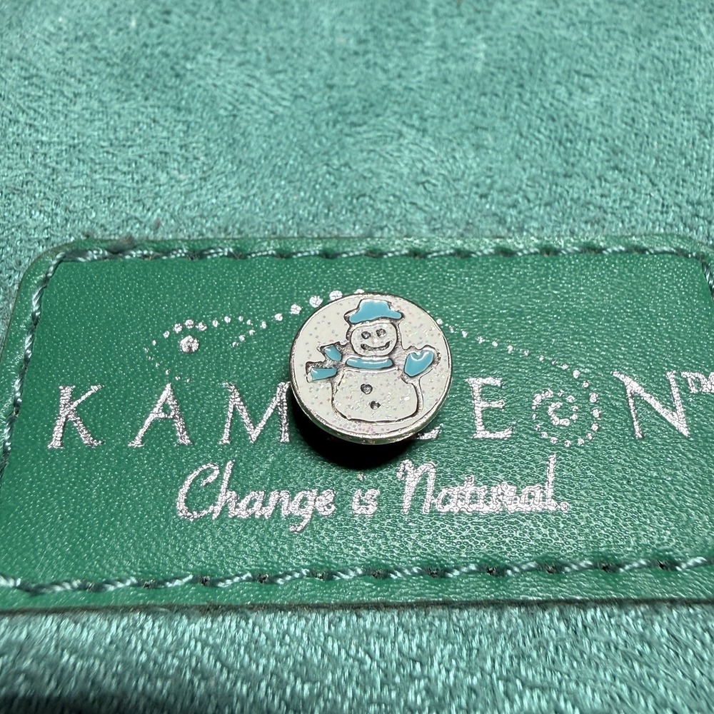 Kameleon Jewel Pop Frosty The Snowman Blue Sterling Silver 925